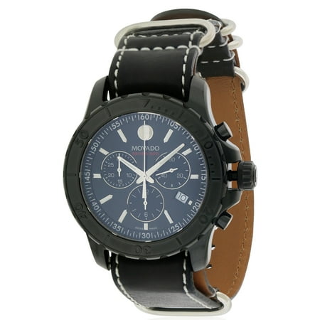 Movado Series 800 Leather Chronograph Mens Watch 2600131