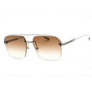 Sunglasses Zegna EZ 0213 08F Shiny Gunmetal / Gradient Brown