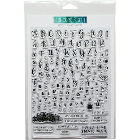 UPC: 0671839723073 | Concord & 9th Clear Stamps 6 X8 -Perfectly Penned
