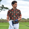 thumbnail image 3 of Balery coffee mug cup Camisa Polo de Hombre con Estampado, de Manga Corta y Tejido Medio, Camisa Tipo Golf Polo-Large, 3 of 6