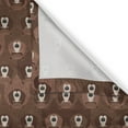thumbnail image 4 of Ambesonne Bear Window Valance, Flock of Big Angry Bears, 54" X 18", Umber Brown and Cocoa, 4 of 5