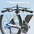 thumbnail image 4 of Gocio 500W Electric Bike for Adults, 26" Mountain Electric Bicycle with 5 Riding Modes Ebike, 48V 7.8Ah Battery, 21 Speed, 19.8 mph Aluminum Alloy Electric Commuter Bike UL2849, Ebike for Man, 4 of 8