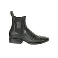 thumbnail image 6 of El General Men’s Python Imitation Black Ankle Boots 45093, 6 of 6