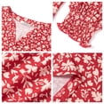 thumbnail image 6 of UVN Womens Fall Blouses Long Sleeve V neck Shirts Dressy Casual Smocked Cuffs Tunic Tops, 6 of 8