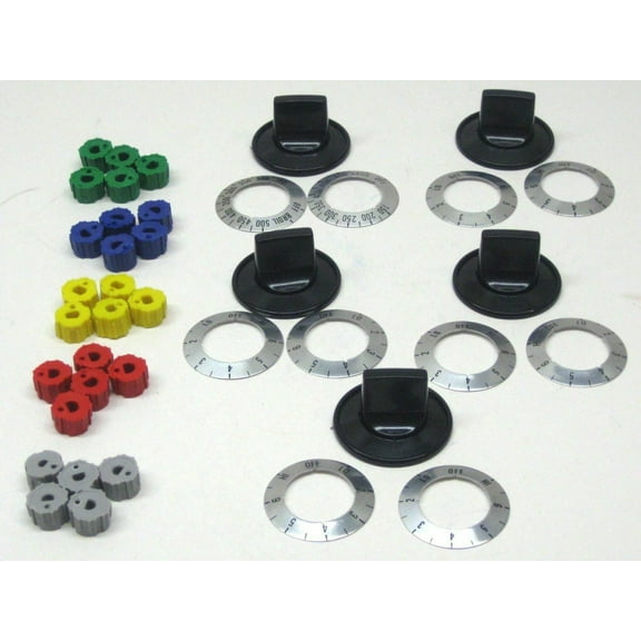 KN002 Universal Electric Range Oven Knob Handle Kit