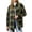 Armygreen, variant on Fantaslook Plaid Shirts for Women Button Down Flannel Shirts Casual Loose Long Sleeve Blouses Tops