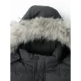 thumbnail image 5 of KVE Men's Hooded Winter Coat Warm Puffer Jacket Thicken Quilted Jacket Navy(Hood) XX-Large, 5 of 9