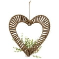 thumbnail image 5 of Northlight Decoration, Wrapped Floral Heart Spring Brown, 12 Inch, 5 of 7