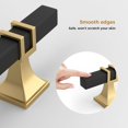 thumbnail image 3 of EcoNesxp Individual handles kitchen cabinet square knobs black 6 pieces, 3 of 5
