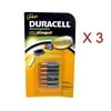 Duracell AAA Pre-Charged Rechargeable Stay Charged AAA Batteries 3 6Packs (18)