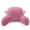 Pink, variant on Eurhowing Plush Reading Pillow for Kids & Teens, Bed Rest Back Support Pillow with Arms, Shredded Memory Foam Back Pillow for Bed, Gray