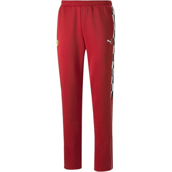 PUMA Mens Standard Scuderia Ferrari Race MT7 Track Pants RED-S