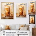 thumbnail image 4 of Designart "Mirage Of Coffee Macchiato" Coffee Wall Art Prints, 4 of 7