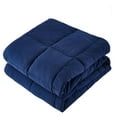 thumbnail image 7 of All Season Navy 3 Piece Twin Size Down Alternative Comforter Set with Corner Tabs, 7 of 7