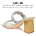 thumbnail image 3 of Journee Collection Womens Laceless Denim Block Heel, 3 of 6