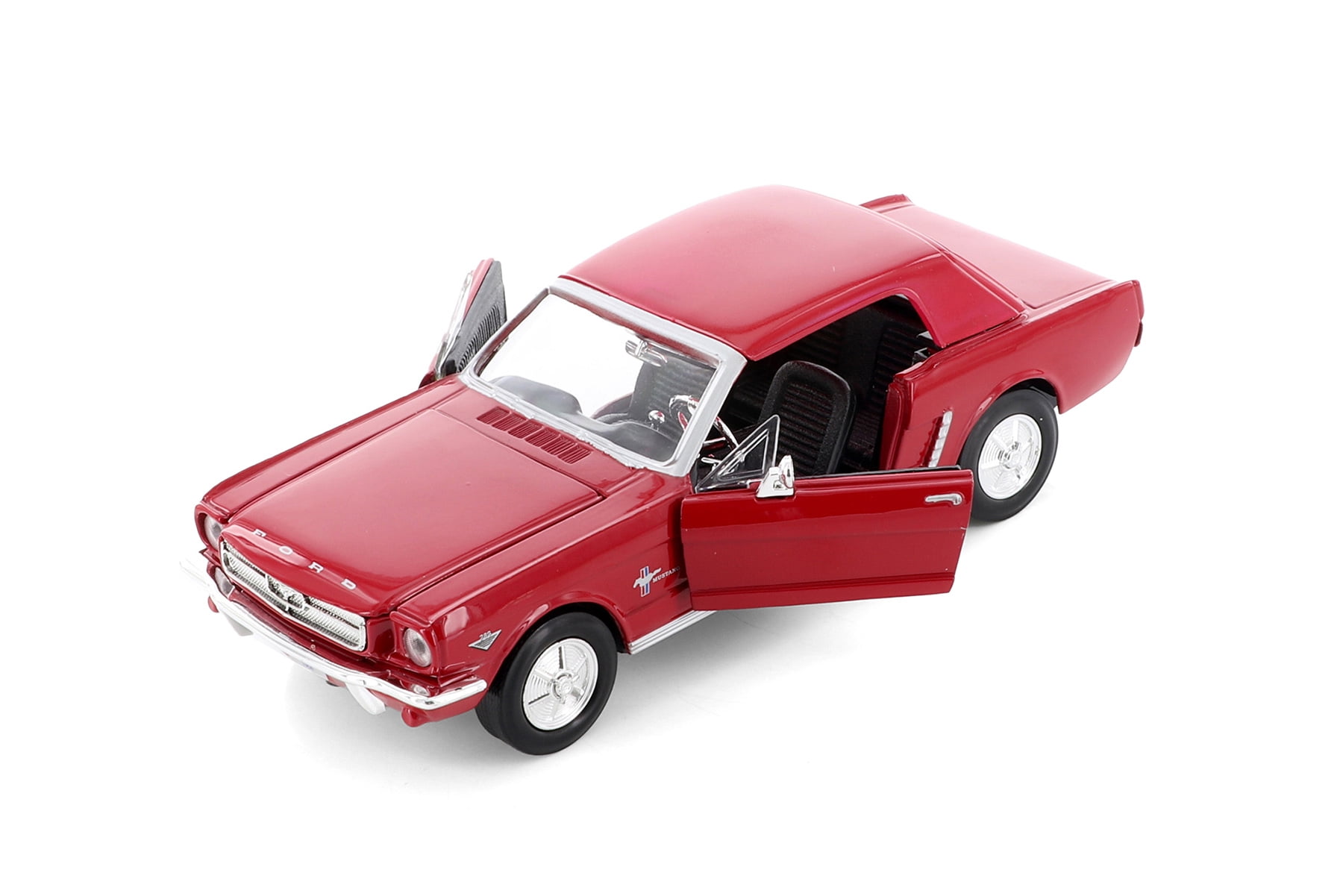1964 1/2 Ford Mustang Hardtop, Red - Showcasts 77273R - 1/24 Scale Diecast Model Car