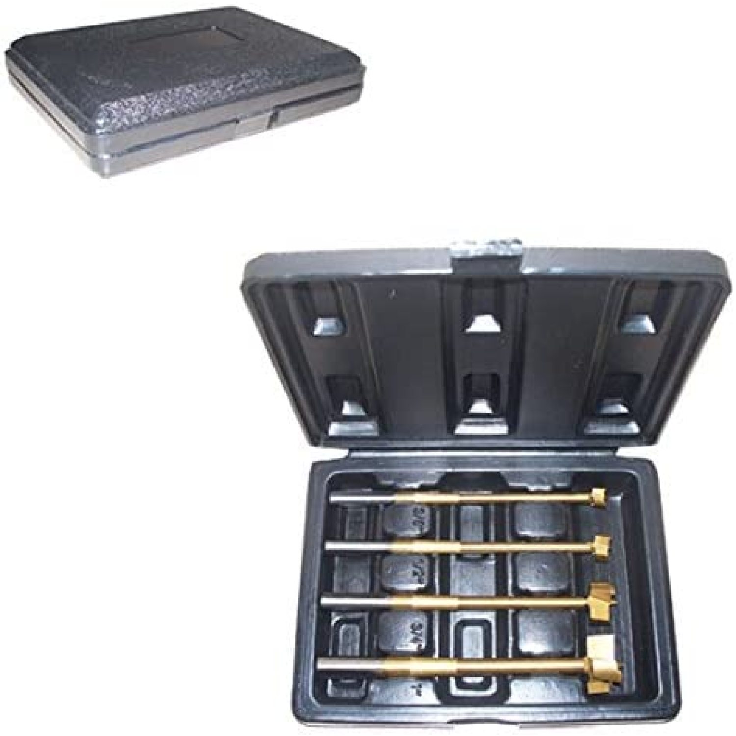 4 PC SAE Multi Angle Forstner Drill Bit Set with Case, MULTIANGLE