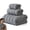 Gray, variant on Onuia Bath Towel, 3 Packs Cotton Luxury Towels, Ultrasoft Large Size Bath Bundle, Premium Soft & Absorbent, 55x27 in Quick Dry Spa Towel for Bathroom,Hotel Collection