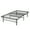Black, variant on Naomi Home IdealBase 14" Foldable Metal Platform Bed Frame, Full/Gray