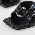 thumbnail image 6 of Wensltd Women's Summer Sandals Casual Solid Color Block Heel Slide Sandals Square Toe Comfort Outdoor Daily Walking Sandals Red, 6 of 9
