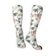 thumbnail image 4 of Easygdp Vintage Palm Trees Soccer Socks Sport Knee High Socks Calf Compression Athletic Socks for Men and Women, 4 of 9