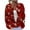 Wine, variant on Kaondbfi Cardigan for Women, Fall Cute Print Open Front Knit Cardigan Sweater Winter Casual Loose Button Down Long Sleeve Coat Womens Winter Coat