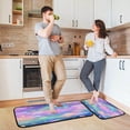 thumbnail image 2 of Coolnut Colorful Flyer Anti Fatigue Mats for Kitchen Floor,Set of 2 Non Skid Washable Waterproof Anti Kitchen Floor Mats for Kitchen Office Laundry Room Bathroom (19"x27"+19"x47") Home Decor, 2 of 7