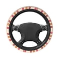 thumbnail image 3 of XMXY Car Steering Wheel Cover, Donut Texture Design Non-Slip Jeep Truck Universal Elastic Steering Wheel Protector 15 inch, 3 of 8