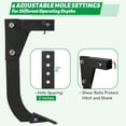 thumbnail image 3 of GloryStar 3-Point Trencher Ripper Attachment, Fits 2" Receivers, Hitch Mounted Ripper for Tractor, Lawn Mower, ATV, UTV, 3 of 7
