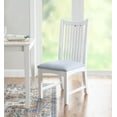 thumbnail image 2 of Linon Stanton Dining Chairs, Set of 2, White Finish with Light Blue Fabric, 2 of 10