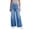 Light Blue-1, variant on Jeans for Women Elastic High Waist Wide Leg Stretchy Baggy Streetwear Casual Denim Pants with Pockets