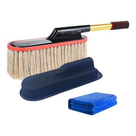 Car Duster Detailing Multipurpose Car Detailing Brush for Dashboard White