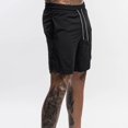 thumbnail image 5 of LYMAYTER Men's Solid Color Shorts Quick Dry Shorts Breathable Shorts Fitness Shorts S-3XL, 5 of 8