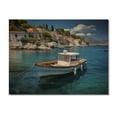 thumbnail image 3 of Designart "Greece Sporades Euphony" Greece Print on Natural Pine Wood, 3 of 5
