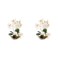 thumbnail image 4 of Monstrate Faux Orchid Artificial Flower Garden Decor Decoraciones de cocina Calcomanía para el hogar Type2 NO2, 4 of 6