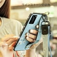 thumbnail image 3 of Case for Huawei P20 Pro, Rhinestone Painting Cloth Embossed Stylish Soft TPU Frame Glitter Thin Multicolor Soft Holder Stand Wrist Strap Full Protection Bumper, by IBAOLE -Purple Red Huawei P40 Pro+, 3 of 9