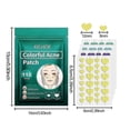 thumbnail image 2 of EELHOE 112 Patches Colorful Acne Patch Acne Removal Stickers Pimple Remover Tool Face Skin Care for Day Night Us, 2 of 5