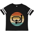 thumbnail image 3 of Inktastic Scuba Diver Retro Sunset Diving Gift Boys or Girls Toddler T-Shirt, 3 of 5