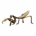 thumbnail image 1 of 1Pc Simulation Mantis Statues Brass Mantis Sculpture Desktop Decoration, 1 of 9