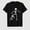 Black-10, variant on Skeleton Hugging Cat Halloween Cat Lover Cat Mom Dad T-Shirt