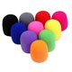 thumbnail image 4 of Juego de 10 micrófonos inalámbricos de largo alcance UHF, inalámbricos, de mano, dinámicos para voz. Multicolor 10 piezas, 4 of 9