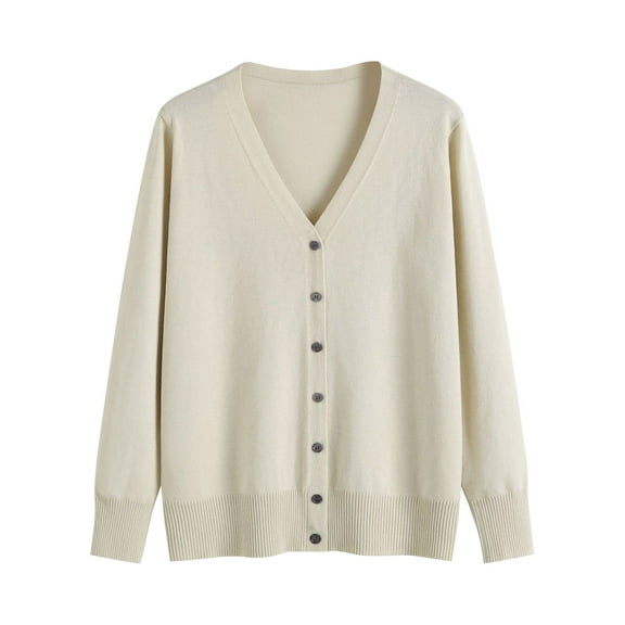 Fall Outfits for Women 2026 Long Sleeve Warm and cozy all through autumn and winter M Beige Fall Top