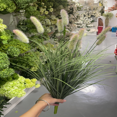 60cm Artificial Fake Plants Flower Green Onion Grass for Christmas And