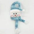 thumbnail image 2 of Aunavey Light-up Snowman Head for Christmas Decor, Fluffy Snowman with Sparkling Lights, 2 of 5