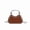 brown, variant on Women's Medium Hard PU Leather Horizontal Square Box Bag with Metal Rivets, Lock Closure, Internal Phone & ID Pockets, Retro Cross-border Trend Style Crossbody Shoulder Bag for Daily Matching