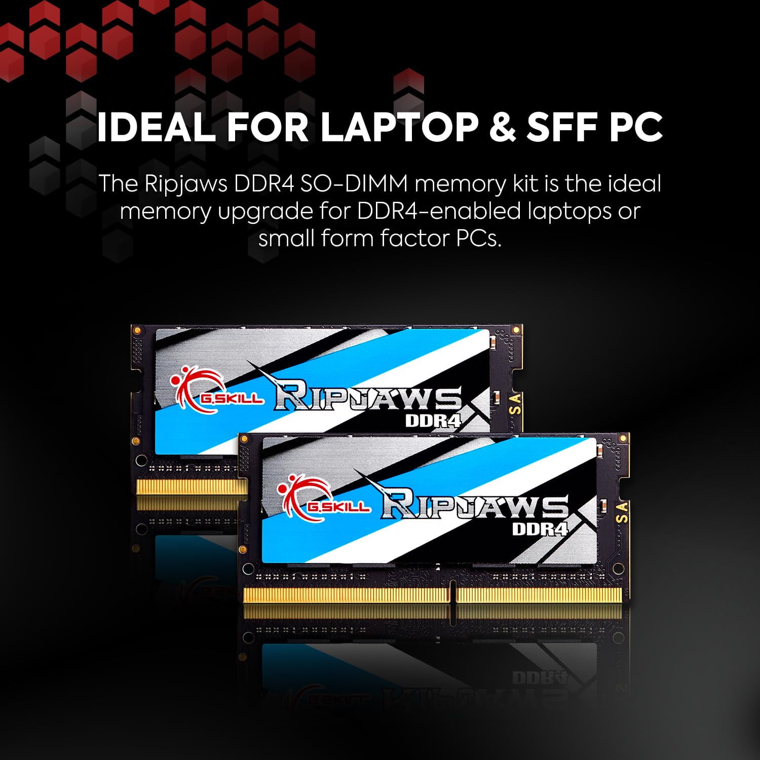 G.Skill Memory SO D4 2666 16GB C19-16 GB - 2.666 MHz, F4-2666C19D-16GRS- ( DDR4-2666-8GB X 2 )