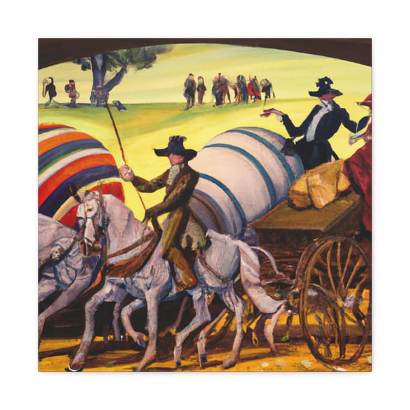 Wagon on the Horizon - Canvas