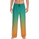 thumbnail image 1 of Fotbe Orange To Teal Gradient1 Pantalones de Pijama para Hombre, Pantalones de Dormir, Pantalones de Casa con Cintura Ajustable y Bolsillos-Large, 1 of 6