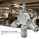 thumbnail image 2 of Conector neumático, múltiple de manguera de aire de 3 vías Adaptador de conector de acoplador rápido Divisor 1/4 '' F-NPT, conexión rápida, extracción rápida y fácil de combinar, 2 of 5
