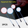thumbnail image 2 of CAROOTU 3Pcs/set Fish Net Artemia Shrimp Filter Mini Portable High Density Mesh Filter Net Aquarium Cleaning Accessories, 2 of 6